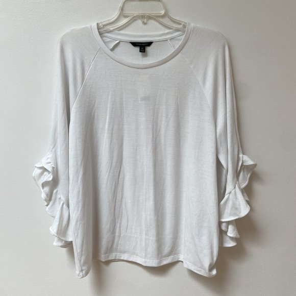 BANANA REPUBLIC Ruffle Sleeve Top - Picture 3 of 5